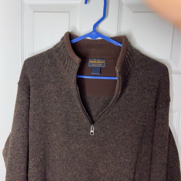 WOOLRICH Mustang Heather 100% wool Men's M - Picture 2 of 9